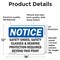 Signmission 12 in Height, 18 in Width, Vinyl Decal, Rectangle OS-2PACK-NS-D-1218-L-18221 - alternate 2